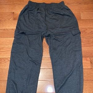 grey cargo joggers